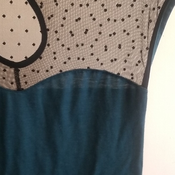 Rockabilly Teal Shirt - Picture 2 of 4